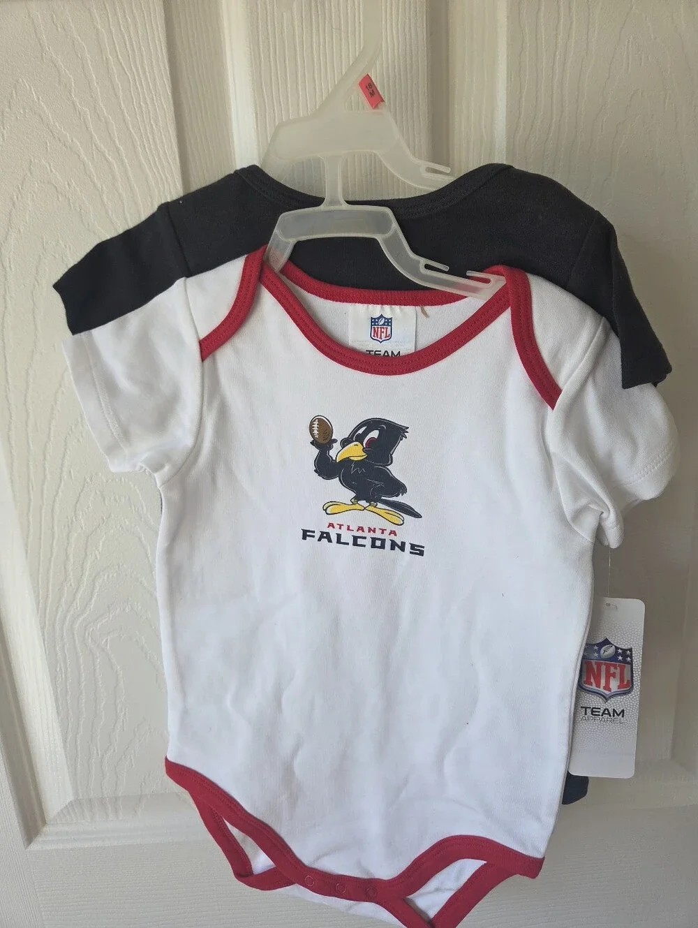 Atlanta Falcons Baby Creeper Set 6-12M, 18M NWT 2pc NFL Football Mascot Logo
